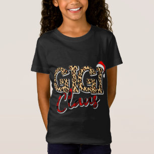 おばあちゃんクリスマスサンタハットギギクロースヒョウBuf Tシャツ