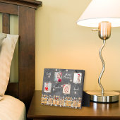 おばあちゃんクリスマスジンジャークッキー写真グリッドコラージュ フォトプラーク