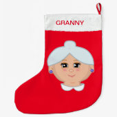 おばあちゃんクリスマスストッキング ラージクリスマスストッキング (裏面)