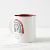 おばあちゃんクリスマスツートーンコーヒーマグ ツートーンマグカップ (正面左)