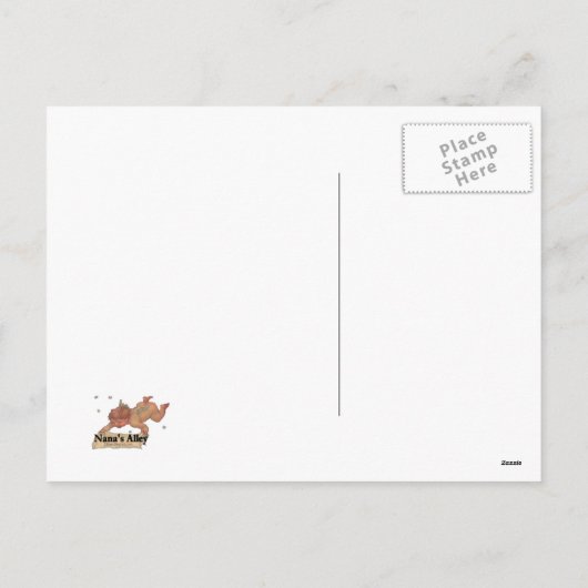 おばあちゃんクリスマス飾り葉書 シーズンポストカード (裏面)