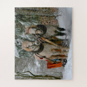 おばあちゃんクリスマス。 ジグソーパズル (縦)