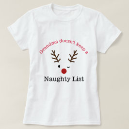 おばあちゃんクリスマスTシャツ Tシャツ