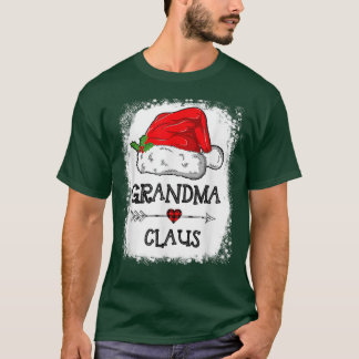 おばあちゃんクロースクリスマスライトパジャマファミリーマッチ Tシャツ