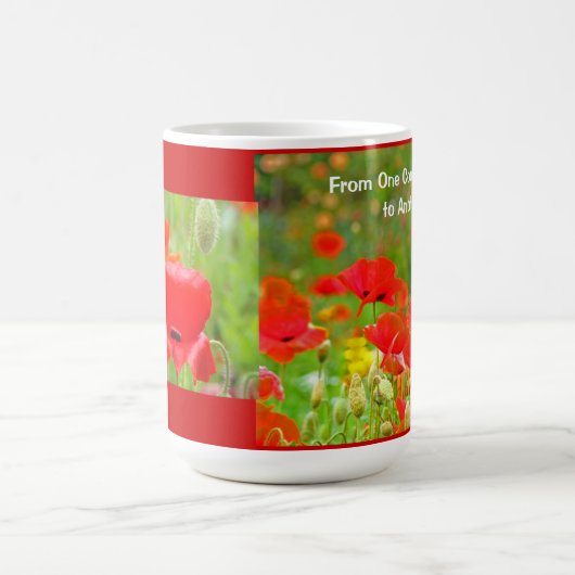 おばあちゃんクールから祖母へ！コーヒーのマグギフト コーヒーマグカップ (中央)