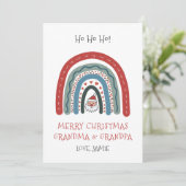 おばあちゃんグランドパクリスマスフラットホリデーカード シーズンカード (スタンド正面)