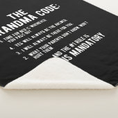 おばあちゃんコード |おもしろいは必須 シェルパブランケット (3/4)