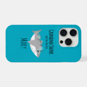 おばあちゃんサメ ドゥドゥドゥ iPhoneケース (裏面横)