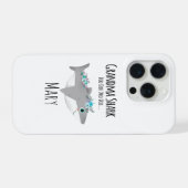 おばあちゃんサメ ドゥドゥドゥ iPhoneケース (裏面横)