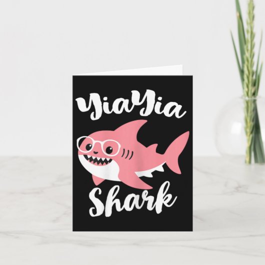 おばあちゃんサメ 母の日 おばあちゃん 面白い おばあちゃん カード (正面)