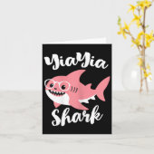 おばあちゃんサメ 母の日 おばあちゃん 面白い おばあちゃん カード (黄色い花)