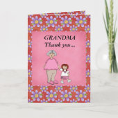 おばあちゃんサンキューカード サンキューカード (正面)