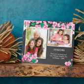 おばあちゃんシャルボードとさくらんぼブロッサム2写真 フォトプラーク (側面)