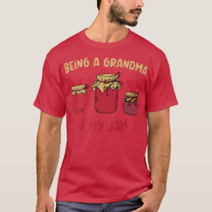 おばあちゃんジャムおばあちゃん出産祖父母 Tシャツ