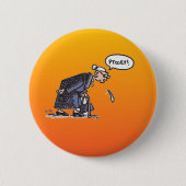 おばあちゃんスピッティングボタン 缶バッジ (正面)