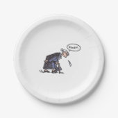 おばあちゃんスピッティング紙プレート ペーパープレート (正面)