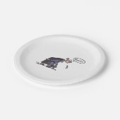 おばあちゃんスピッティング紙プレート ペーパープレート (アングル)