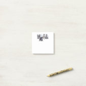 おばあちゃんスピッティング!ホワイトノートパッド ポストイット (デスク上)