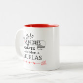 おばあちゃんスペインのに昇進 ツートーンマグカップ (正面左)