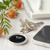 おばあちゃんゾンビハンドハートハロウィーン衣装ファミリー キーホルダー (側面)