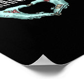 おばあちゃんゾンビハンドハートハロウィーン衣装ファミリー ポスター (角)