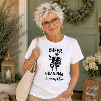 おばあちゃんチアリーダー オーダーメイドTシャツ Tシャツ