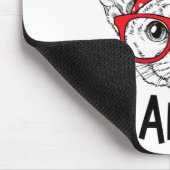 おばあちゃんデボンレックス猫好き猫奈々母の日 マウスパッド (コーナー)