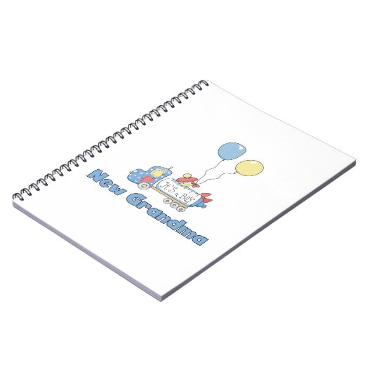 おばあちゃんトラック男の子のプレゼント ノートブック (左側)
