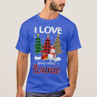 おばあちゃんノンニーと呼ばれるのが大好きな雪だるま Tシャツ