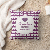 おばあちゃんハートとレースC03 クッション (ブランケット)
