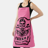 おばあちゃんバイク乗り手 エプロン (インサイチュ)