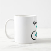 おばあちゃんバイク乗り コーヒーマグカップ (左)