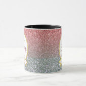 おばあちゃんバラシルバーグリッターお気に入りの恵み マグカップ (中央)