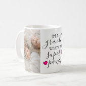 おばあちゃんパワーすごいは? コーヒーマグカップ (正面左)