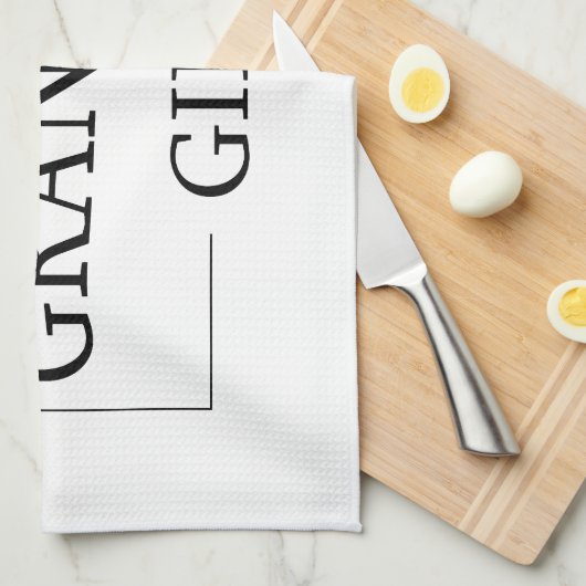 おばあちゃんパーソナライズされたおばあちゃんのギフト誕生日 キッチンタオル (四つ折り)