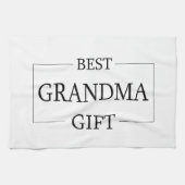 おばあちゃんパーソナライズされたおばあちゃんのギフト誕生日 キッチンタオル (横)