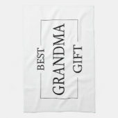 おばあちゃんパーソナライズされたおばあちゃんのギフト誕生日 キッチンタオル (縦)