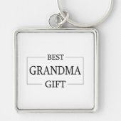 おばあちゃんパーソナライズされたおばあちゃんのギフト誕生日 キーホルダー (正面)