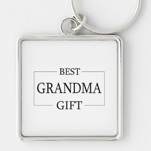 おばあちゃんパーソナライズされたおばあちゃんのギフト誕生日 キーホルダー (正面)