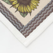 おばあちゃんパーソナライズされたから来た私の素晴らしい孫に フリースブランケット (角)