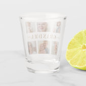 おばあちゃんパーソナライズされたがガラス写真を撮った ショットグラス (裏面)