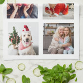 おばあちゃんパーソナライズされたのキッチン4写真 キッチンタオル (折り畳み)