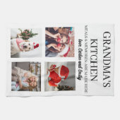 おばあちゃんパーソナライズされたのキッチン4写真 キッチンタオル (横)