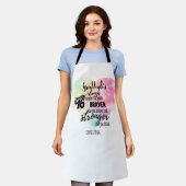 おばあちゃんパーソナライズされたのプレゼント |かわいい引用文おもしろい エプロン (着用した状態)