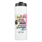 おばあちゃんパーソナライズされたのプレゼント |かわいい引用文おもしろい タンブラー (正面)