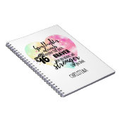 おばあちゃんパーソナライズされたのプレゼント |かわいい引用文おもしろい ノートブック (右側)