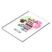 おばあちゃんパーソナライズされたのプレゼント |かわいい引用文おもしろい ノートブック (左側)