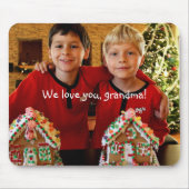 おばあちゃんパーソナライズされたのマウスパッドへの贈り物 マウスパッド (正面)