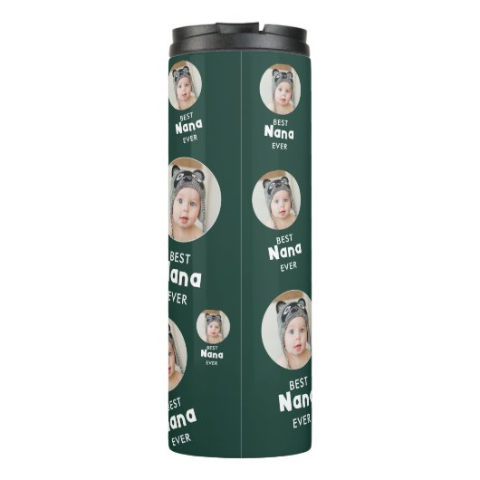 おばあちゃんパーソナライズされたの写真ギフトカスタム写真 タンブラー (裏面)