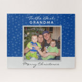 おばあちゃんパーソナライズされたの写真 ジグソーパズル (横)